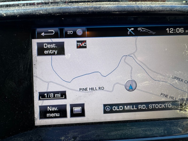 10-12 JAGUAR X351 XJ NAVIGATION INFORMATION DISPLAY SCREEN OEM 082024B