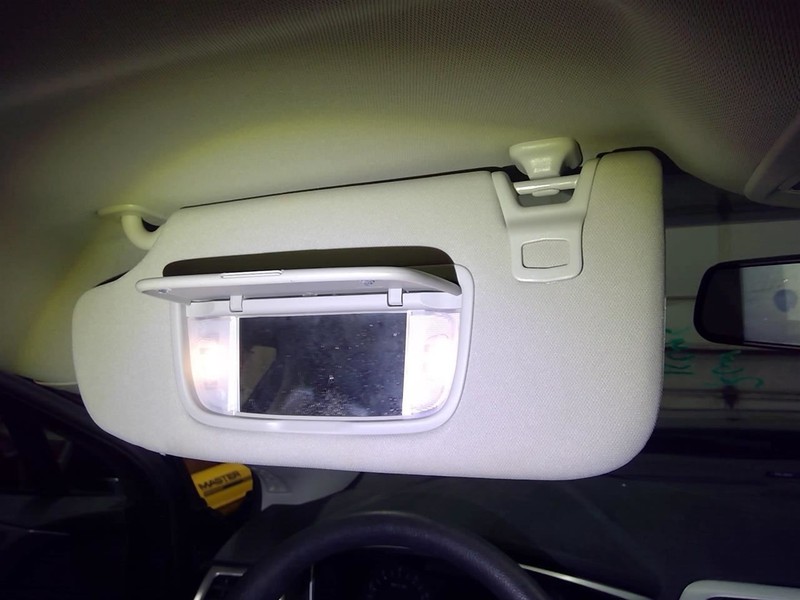 Driver Sun Visor Illuminated Without Sunroof Fits 15-16 FUSION 1770208