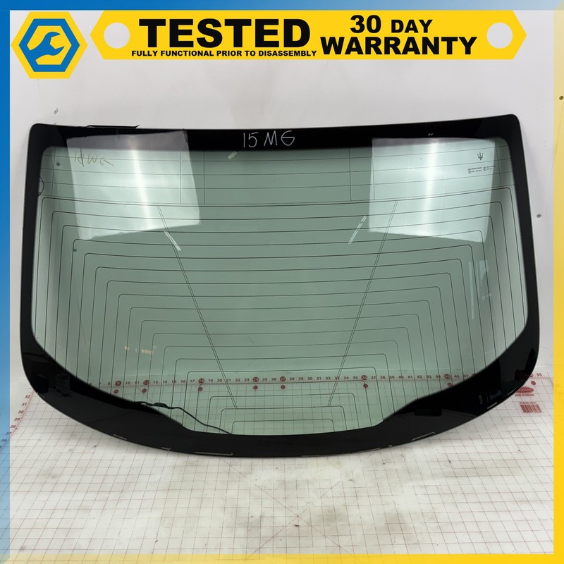 14-17 MASERATI GHIBLI REAR WINSHIELD WINDOW BACK GLASS OEM