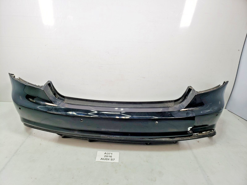 ✅ 2016-2018 OEM Audi S7 Rear Bumper Cover Panel Black *