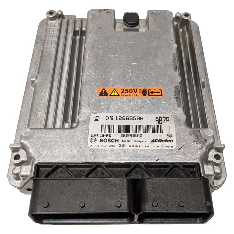 OEM Engine Control Module ECU Chevrolet Cruze 2.0L Diesel 2014 2015 / 12669596