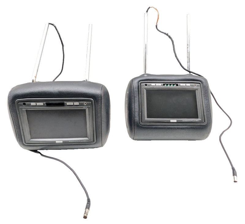 2000-2006 Mercedes-Benz S500 S430 Front Head Rest Pair With Screens