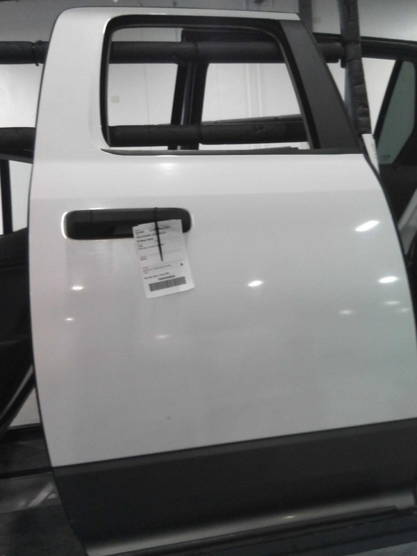 2010 Dodge 1500 Pickup Rear Right Door White - Good Condition, 145k Miles