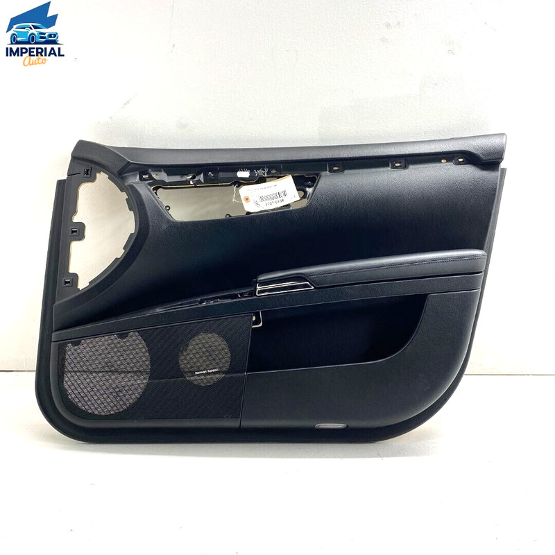 2007-13 Mercedes S550 S600 Front Right Passenger Side Door Trim Panel OEM Black