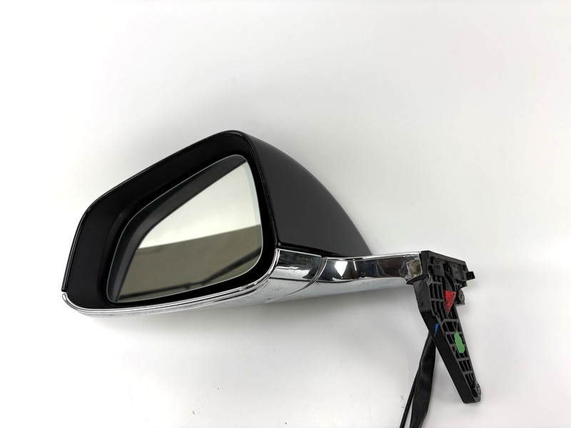 16-20 Tesla Model X Left Exterior Rear View Door Mirror Black 1035180-00-D