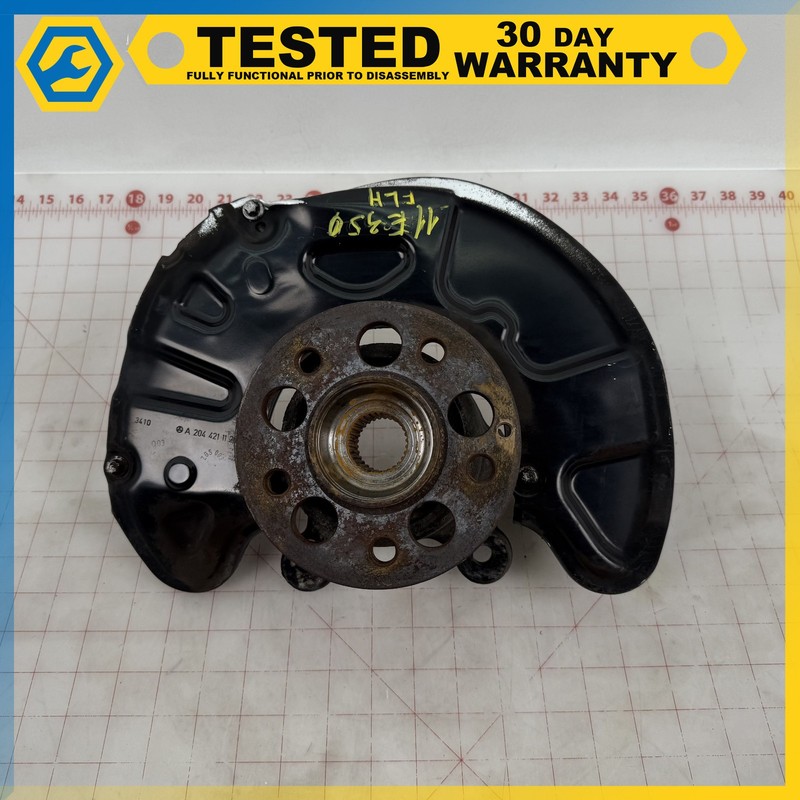 10-16 Mercedes E-class W212 FRONT LEFT DRIVER SIDE SPINDLE KNUCKLE W/ HUB OEM
