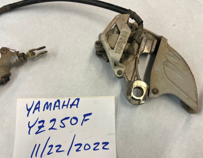 Yamaha Motorcycle YZ250F Rear Caliper & Master Cylinder 5NY-2580W-00-00