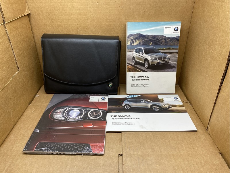 2013 BMW X3 Owner's Owners Owner Manual Book Guide Set Case OEM
