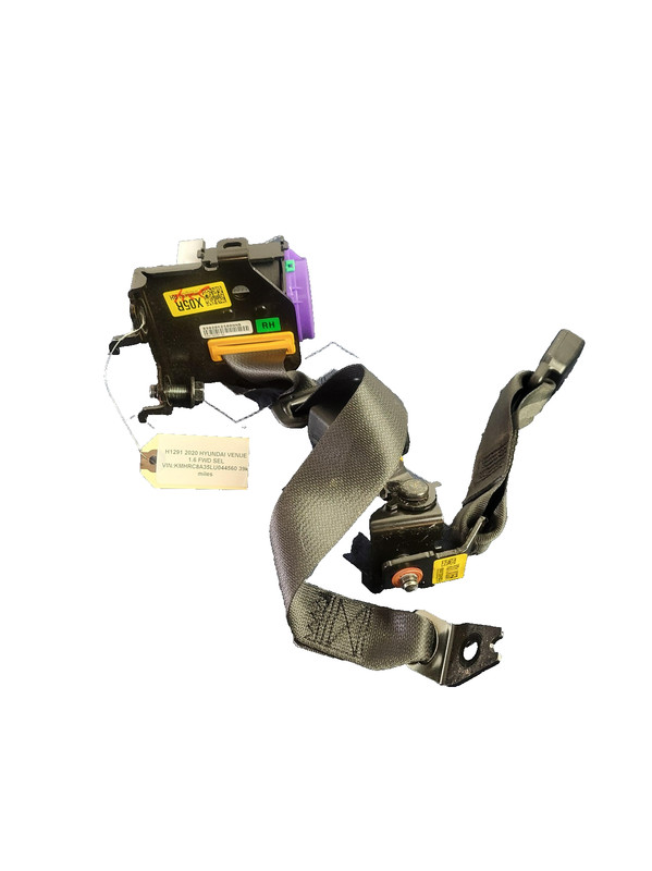 2020-2025 Hyundai Venue 2nd Row Right Rear Seat Belt Retractor 89820-K2500-NNB
