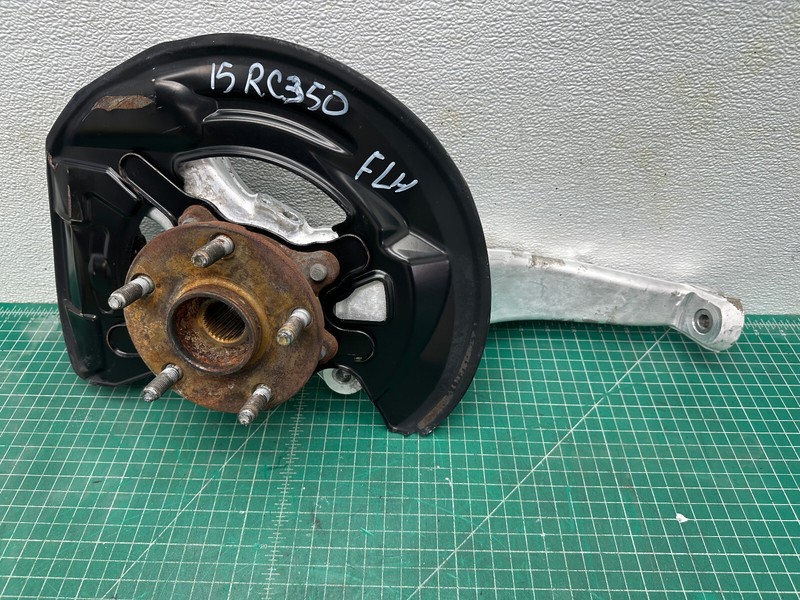 15-24 LEXUS RC350 AWD FRONT LEFT DRIVER SIDE SPINDLE KNUCKLE W/ HUB OEM