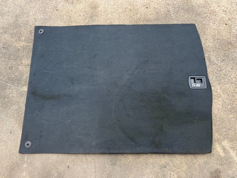 12-15 Audi A6 TRUNK CARGO SPARE TIRE FLOOR CARPET COVER MAT PANEL OEM
