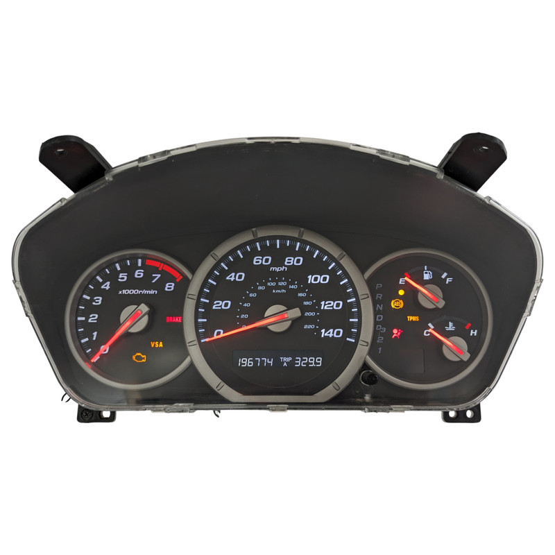 2006-2008 Honda Pilot 4WD Speedometer Instrument Cluster Gauge W/ Bezel OEM 196K