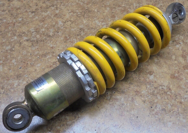 2003 Ducati Monster M600 M 600 Rear Back Center Shock Uni Mono Yellow Suspension