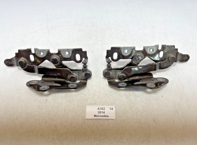 ✅ 2008-2014 OEM Mercedes W204 C250 Front Left Right Hood Bonnet Hinge SET Of 2