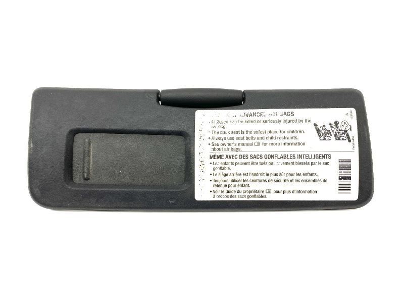 Left Driver Side Sun Visor Ebony 25841092 Fits 2006-2010 Pontiac Solstice 82647