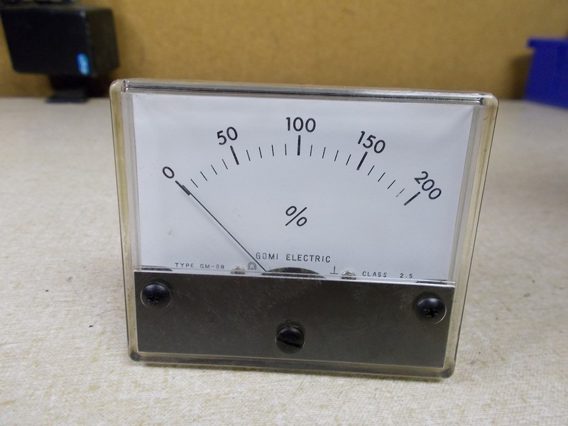 Gomi Electric Type GM-6B Panel Meter Class 2.5 H0002T *FREE SHIPPING*