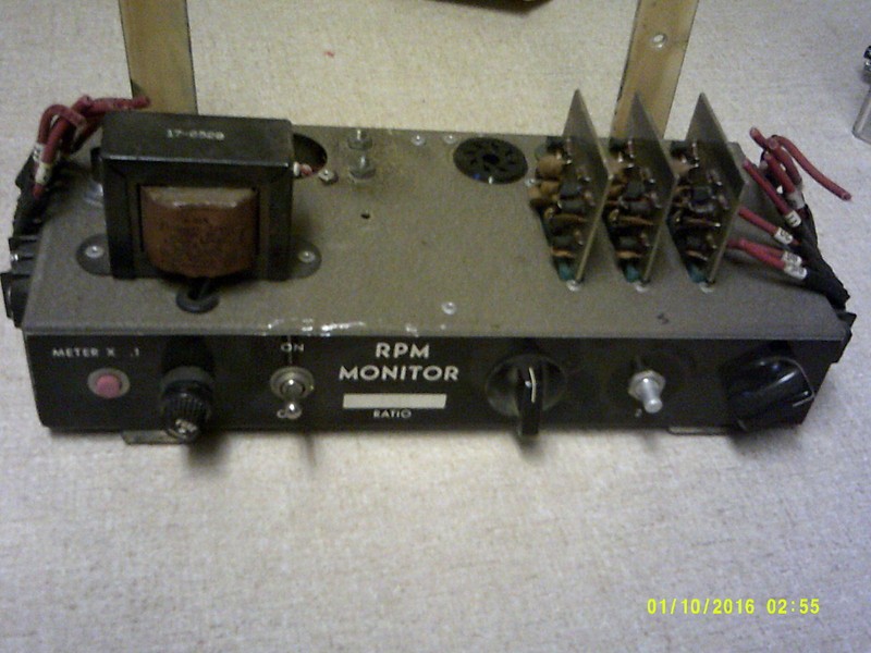 RPM Monitor USG 1433, Missing Knob and Sensors *FREE SHIPPING*