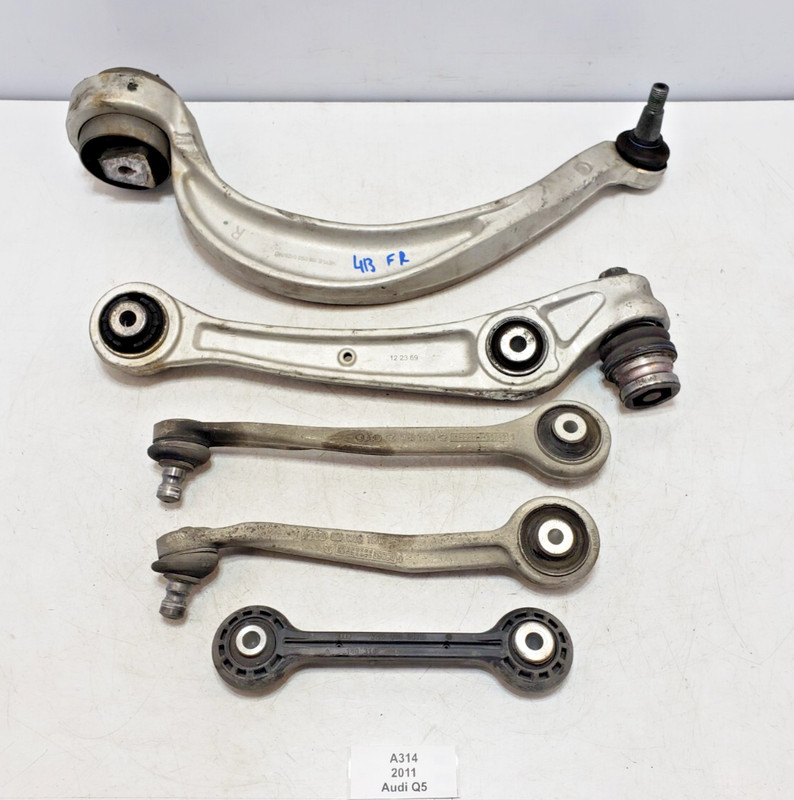 ✅ 09-12 OEM Audi Q5 Front Right Passenger Upper Lower Control Arm SET NOTE*