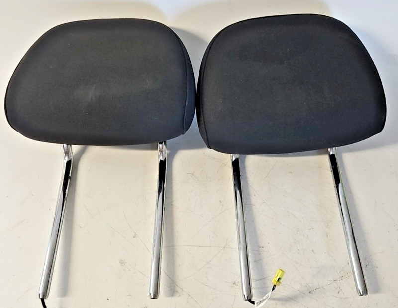 2010-2014 Dodge Avenger Chrysler 200 Front Active Head Rest Black Cloth OEM PAIR