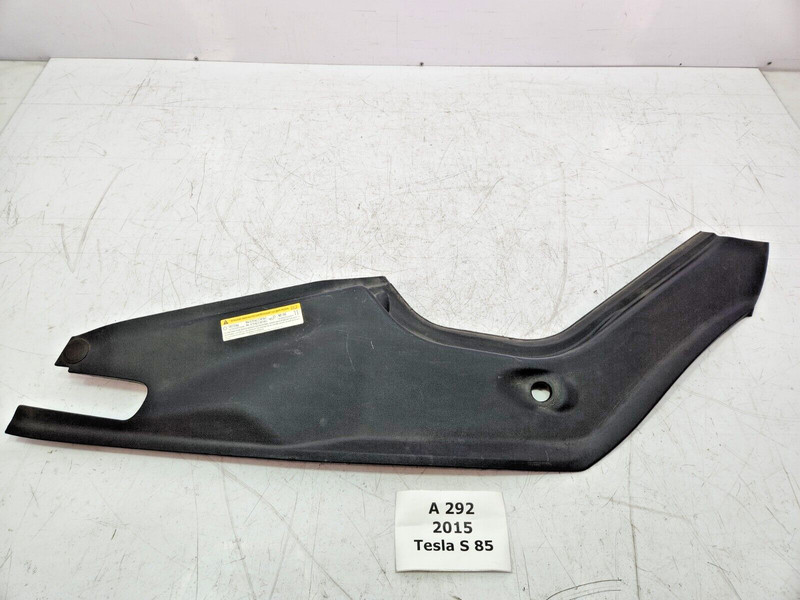 ✅ 12-16 OEM Tesla Model S Front Right Passenger Underhood Apron Cover Trim Panel
