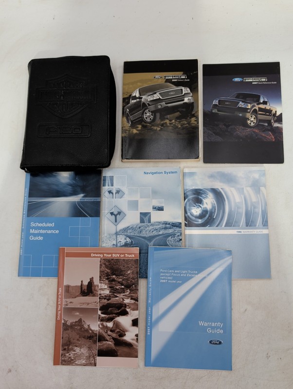 2007 Harley Davidson F150 Owners Manual Guide BookHarley F-150 W/ Case