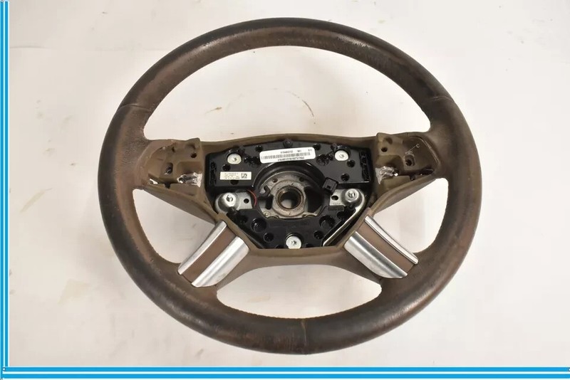 06-09 Mercedes W164 ML350 GL450 R500 Steering Wheel Brown 1644605103 OEM