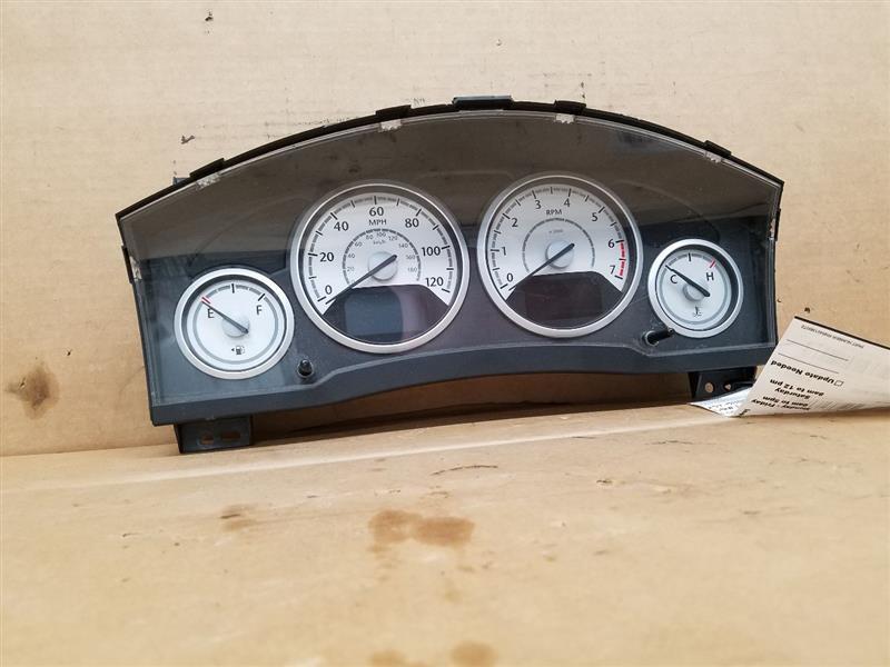 Speedometer 4 Pod Cluster Black Numbered Gauges Fits 08 CARAVAN 264207
