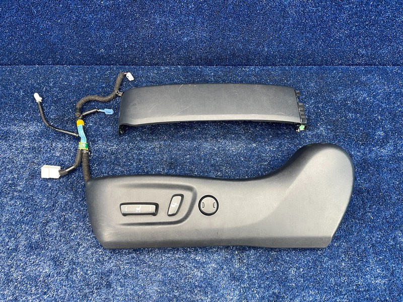 18-21 LEXUS NX300 Trim Pair Seat Track Cover Front Left Black SET OEM