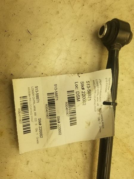 01-03 TOYOTA HIGHLANDER LIMITED 3.0L 4WD AT RH REAR LOWER CONTROL LOCATING ARM