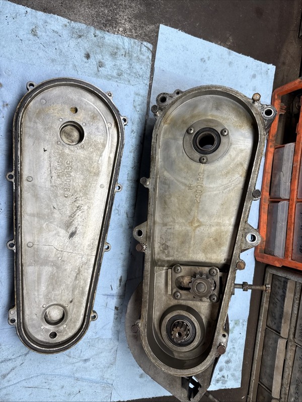 1971 Polaris Charger 488Vintage Snowmobile Chain case And Brakes