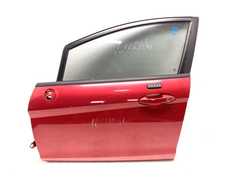 Left Driver Side Front Door Red Fits 2011-2019 Ford Fiesta 63065 **NO SHIPPING**