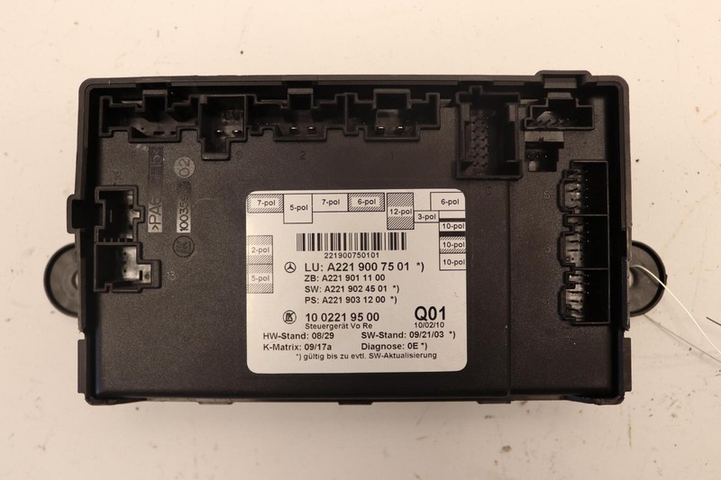 2010-2013 MERCEDES S-CLASS S550 W221 FRONT RIGHT DOOR CONTROL MODULE OEM