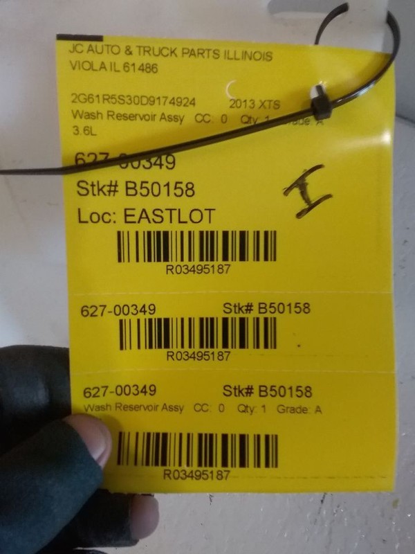 Wash Reservoir Fits 14-20 IMPALA 3495187