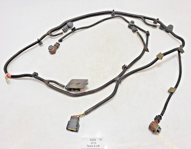 ✅ 12-20 OEM Tesla Model S Rear Parking Distance PDC Harness Sensors Gray PMNG