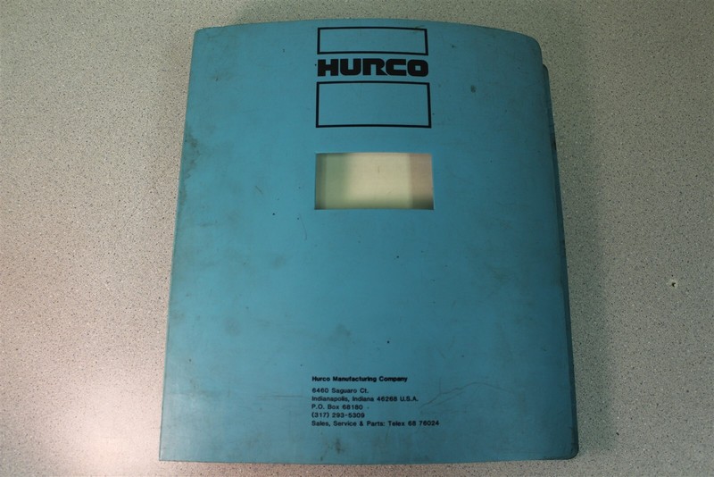 Hurco BMC-10 or BMC-10L Machining Center Manual *FREE SHIPPING*