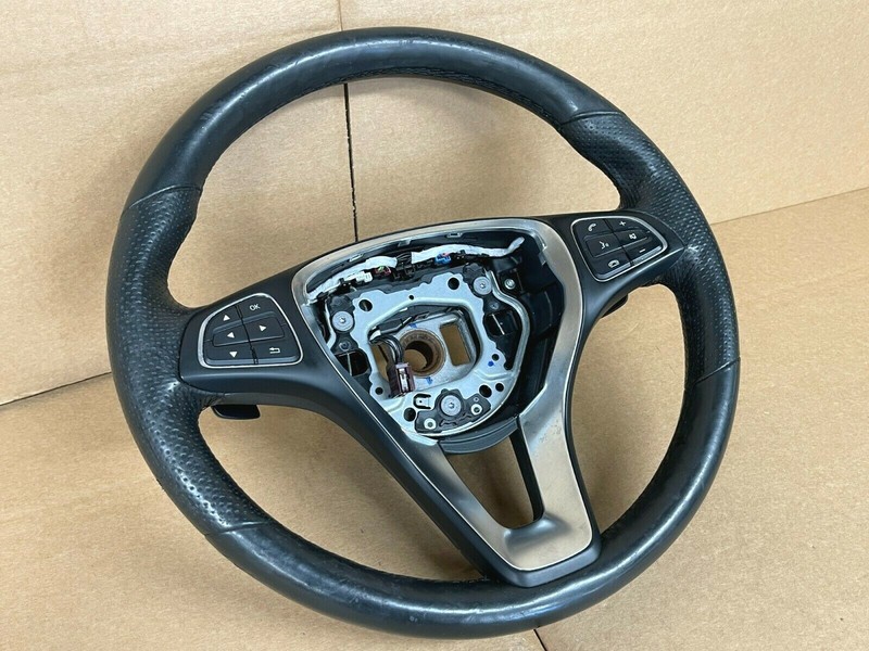 ⭐2015-2019 MERCEDES BENZ GLE & GLC BLACK STEERING WHEEL W/ SWITCH'S & PADDLES