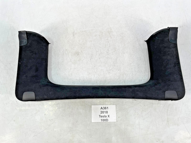 ✅ 16-20 OEM Tesla Model X Rear Left Driver Falcon Door Upper Trim Ultrasuede
