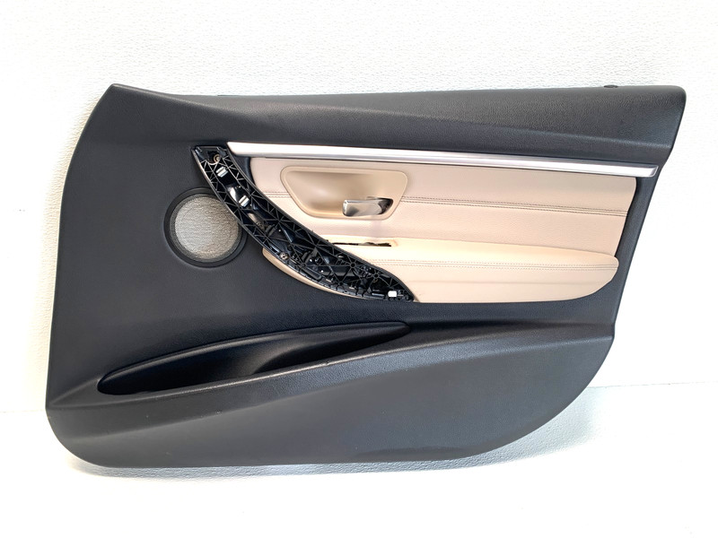 16-18 BMW F30 340i FRONT RIGHT PASSENGER DOOR PANEL OYSTER OEM #A0.13