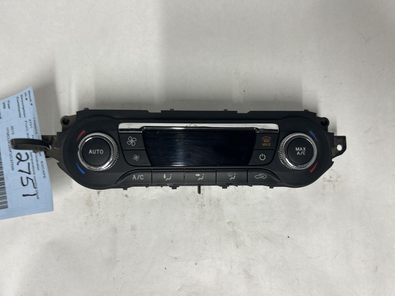 2015 FORD ESCAPE Heat AC Controller automatic dual zone CJ5T18C612BE OEM 15