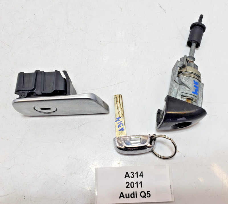 ✅ 2009-2017 OEM Audi Q5 SQ5 Door Lock Cylinder Key Glove Box Latch SET