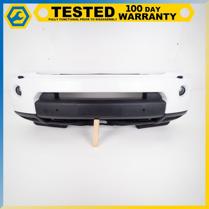 10-13 LAND ROVER L319 LR4 FRONT BUMPER COVER PANEL ASSEMBLY WHITE OEM