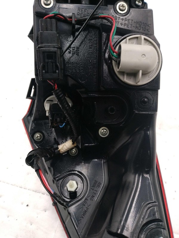 Used Left Tail Light Assembly fits: 2018 Acura Tlx quarter mounted w/o smoked le