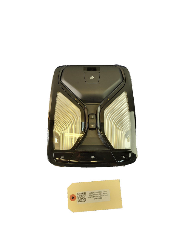 Used Oem BMW Front Overhead Console Dome Light for 2023-2024 430Xi Gran Coupe
