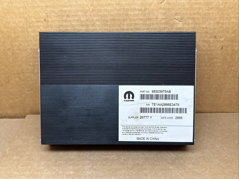 2017-2023 Charger Challenger Chrysler 300 Audio Amplifier Amp OEM 68303975AB