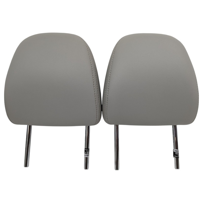 11-14 Sienna Driver Passenger Right Left Front Headrest Set Pair Leather Gray