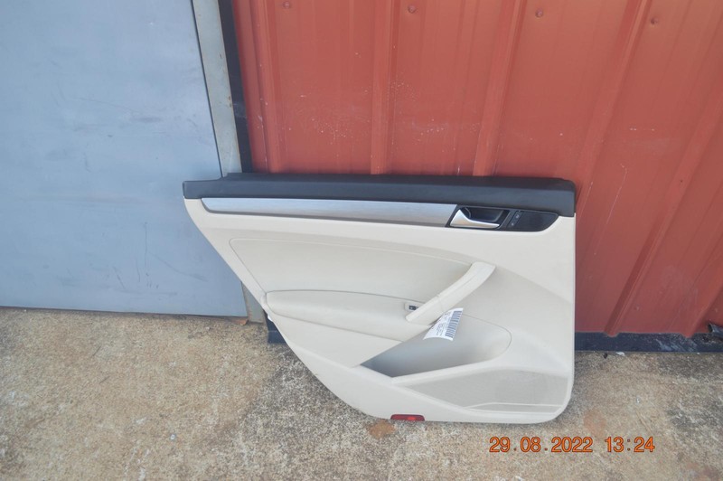 2014-2015 VW VOLKSWAGEN PASSAT B7 REAR LEFT DRIVER DOOR PANEL TRIM COVER OEM