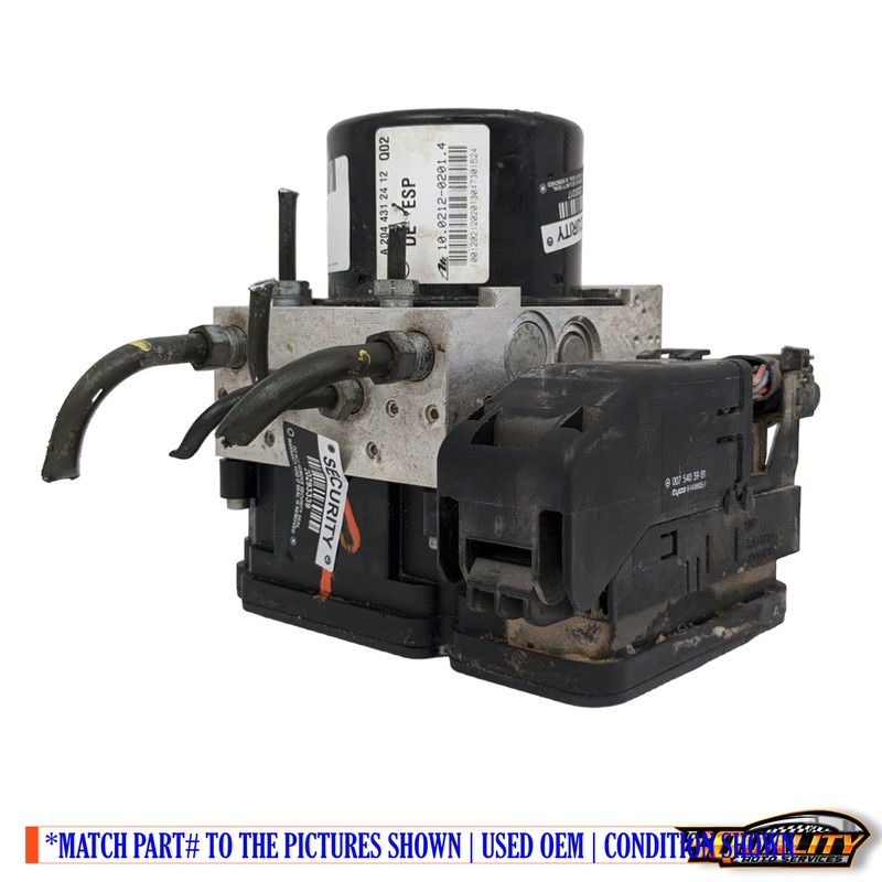 08-11 Mercedes W204 C350 ABS Anti Lock Brake Pump Control Module Unit OEM