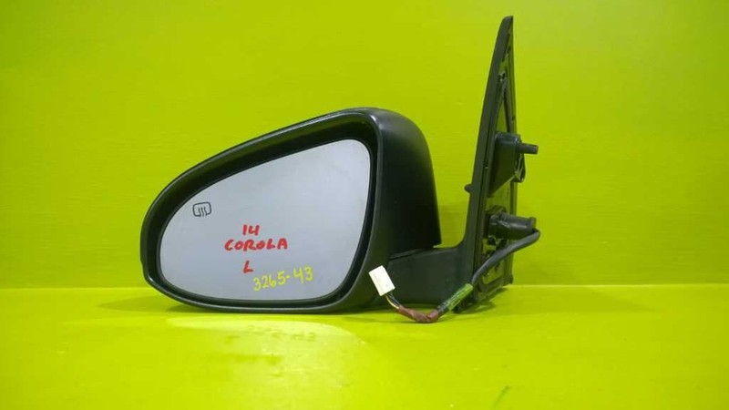 14 15 16 17 18 19 COROLLA DRIVER LEFT HEATED SIDE VIEW MIRROR OEM 3265-43