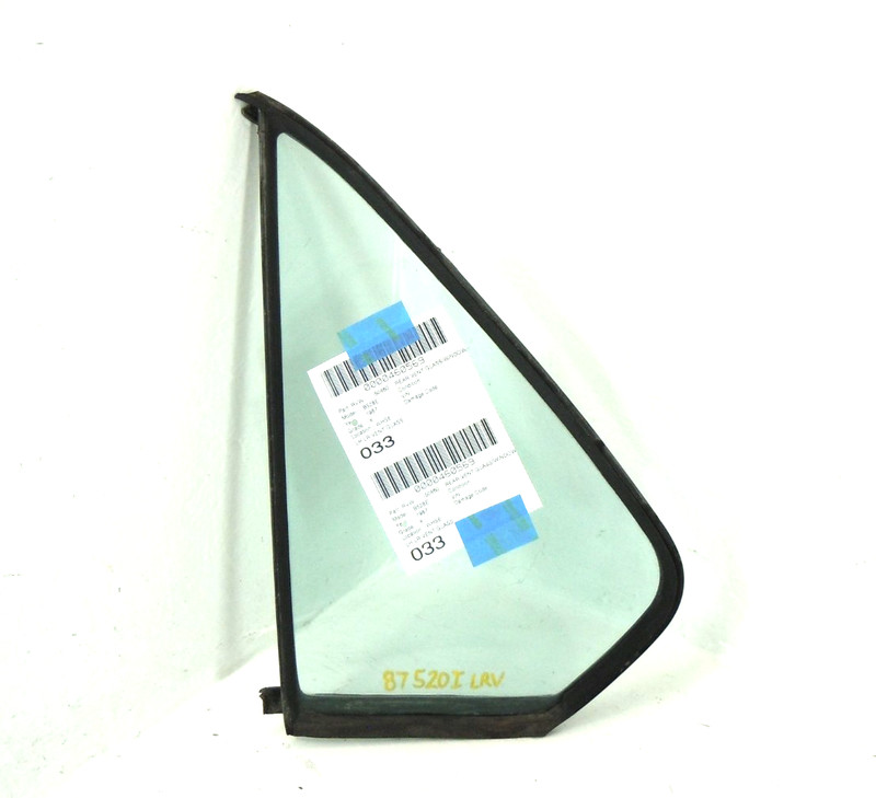 1982-1988 BMW 528E E28 Rear Door Window Vent Glass Driver Left OEM