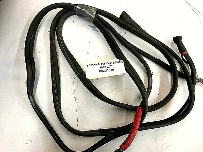 Yamaha outboard 115hp Battery Cable 8' OAL 6E5-82105-11-00 FRESHWATER!